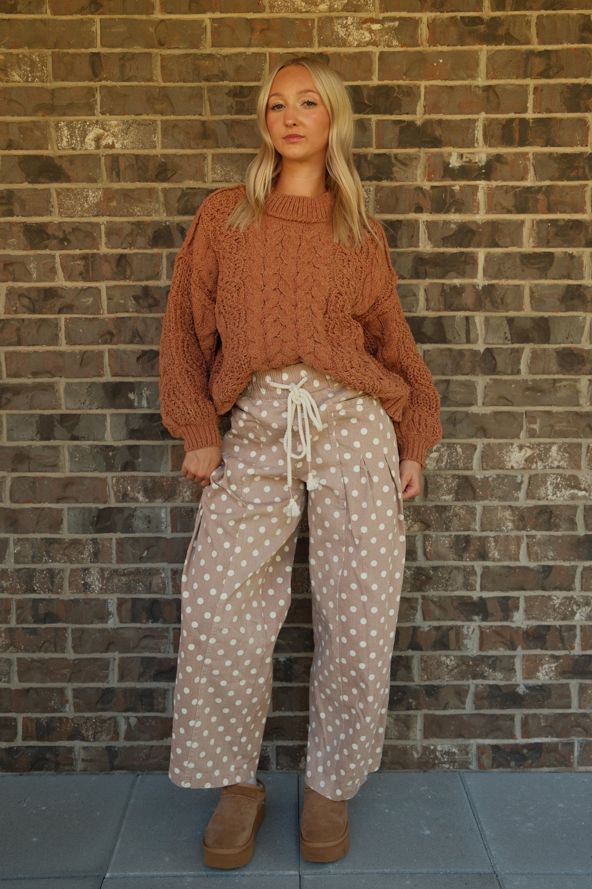 Latte Dot Pants