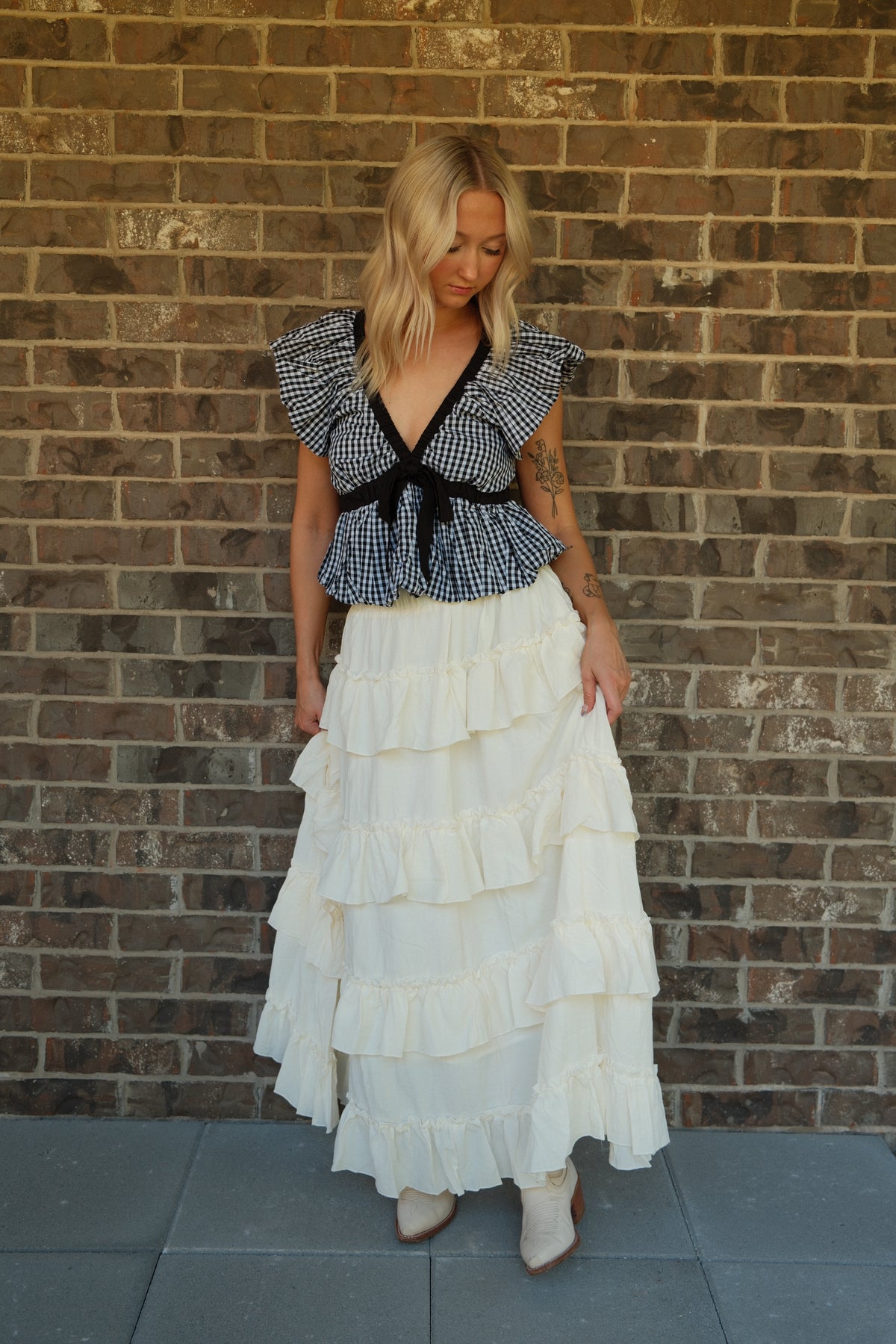 Wildflower Ruffle Skirt