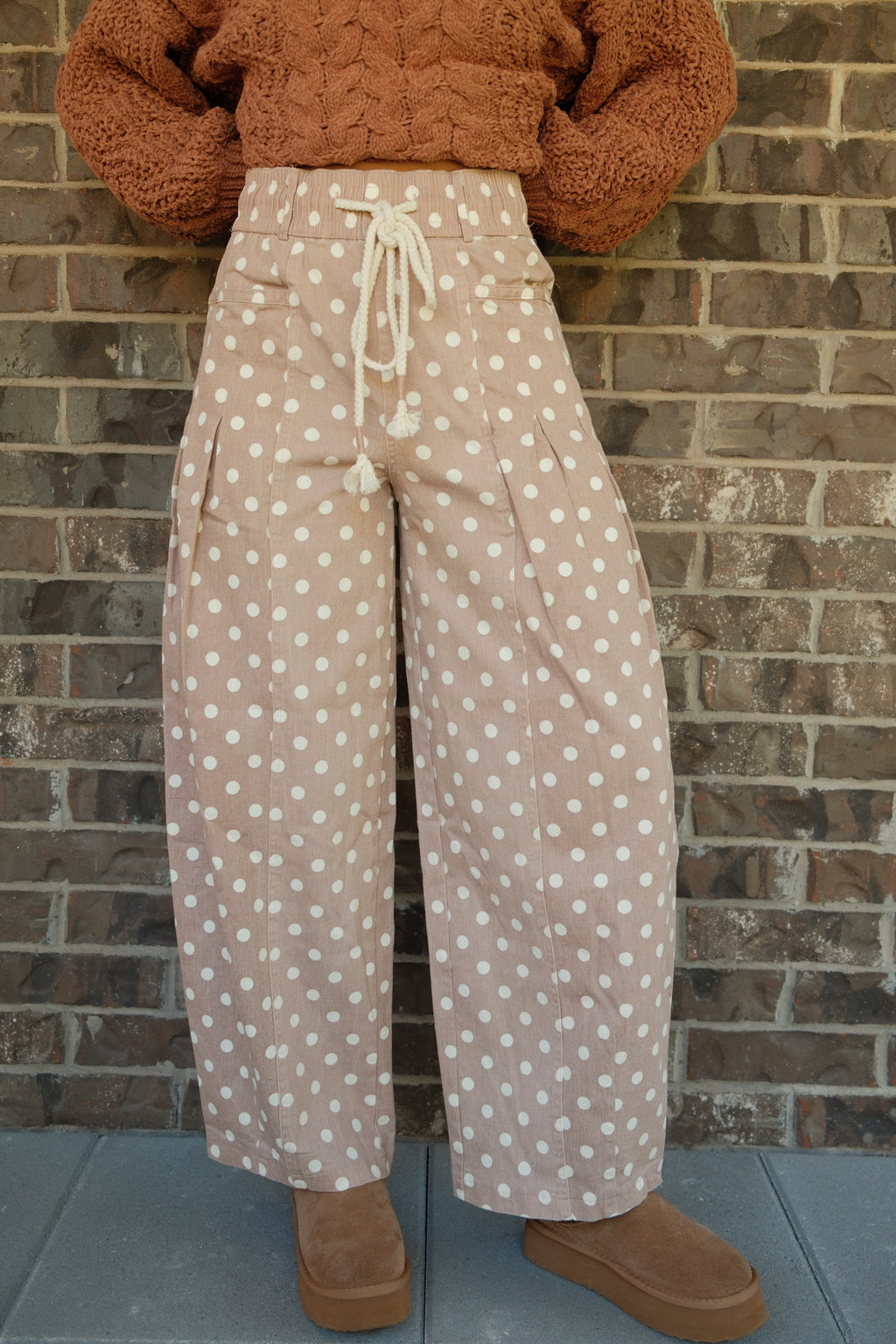 Latte Dot Pants