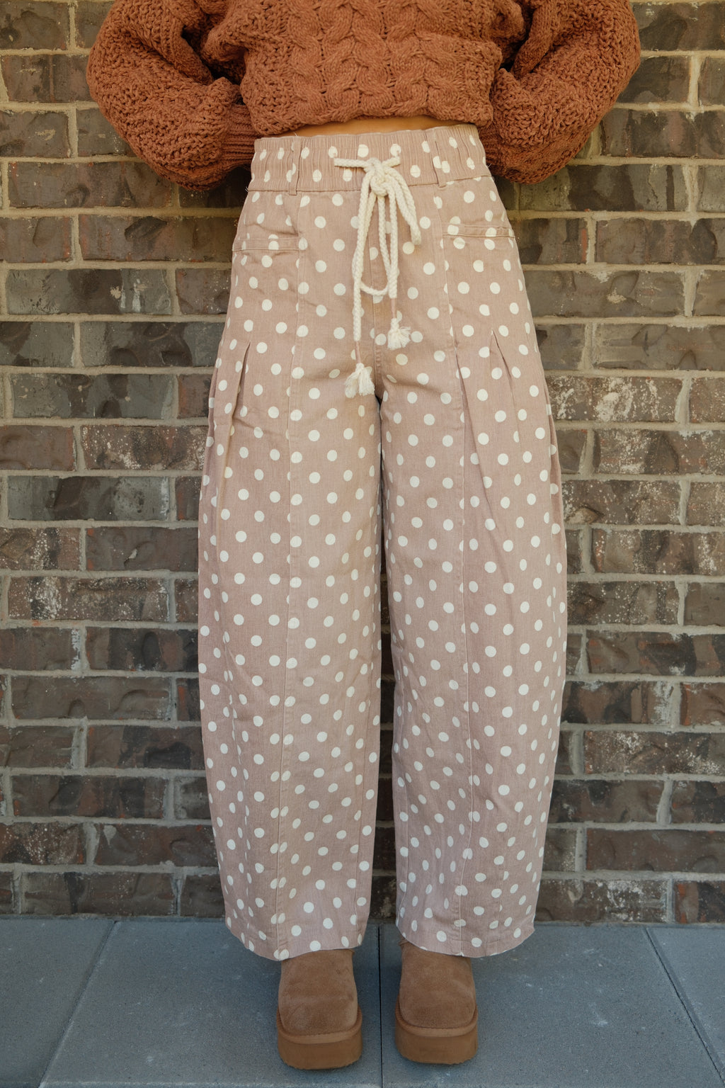 Latte Dot Pants