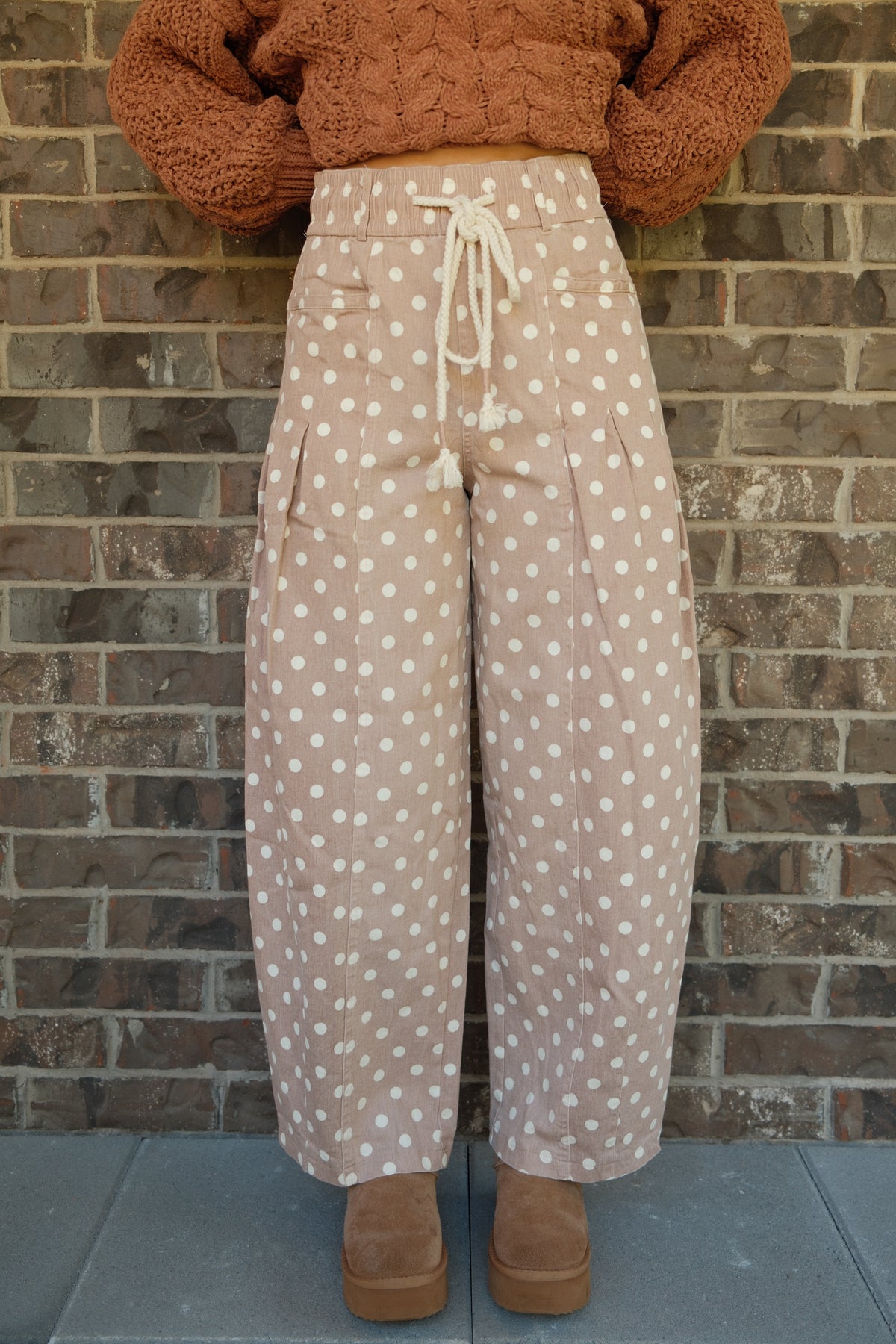 Latte Dot Pants